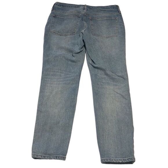 J. Crew Toothpick Blue 9 Inch High-Rish Denim Jeans Size 30 - Picture 2 of 12